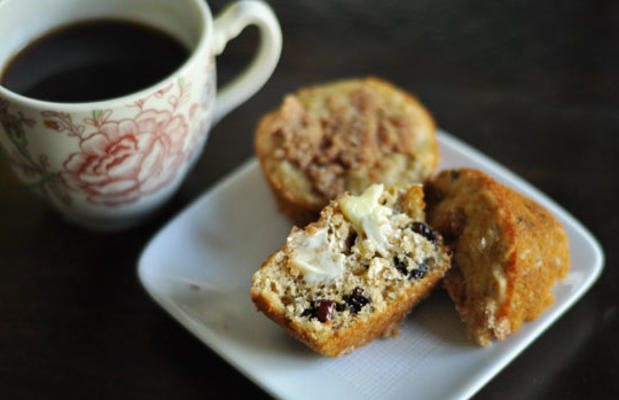 muffins aux raisins secs et rapides