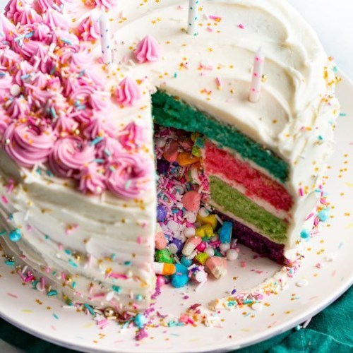 Gateau Pinata Arc En Ciel Guide Recettes