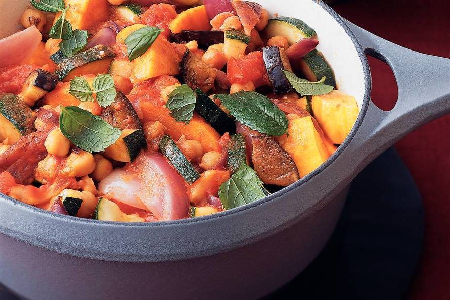 Ragoût de légumes marocains aux pois chiches - Guide Recettes