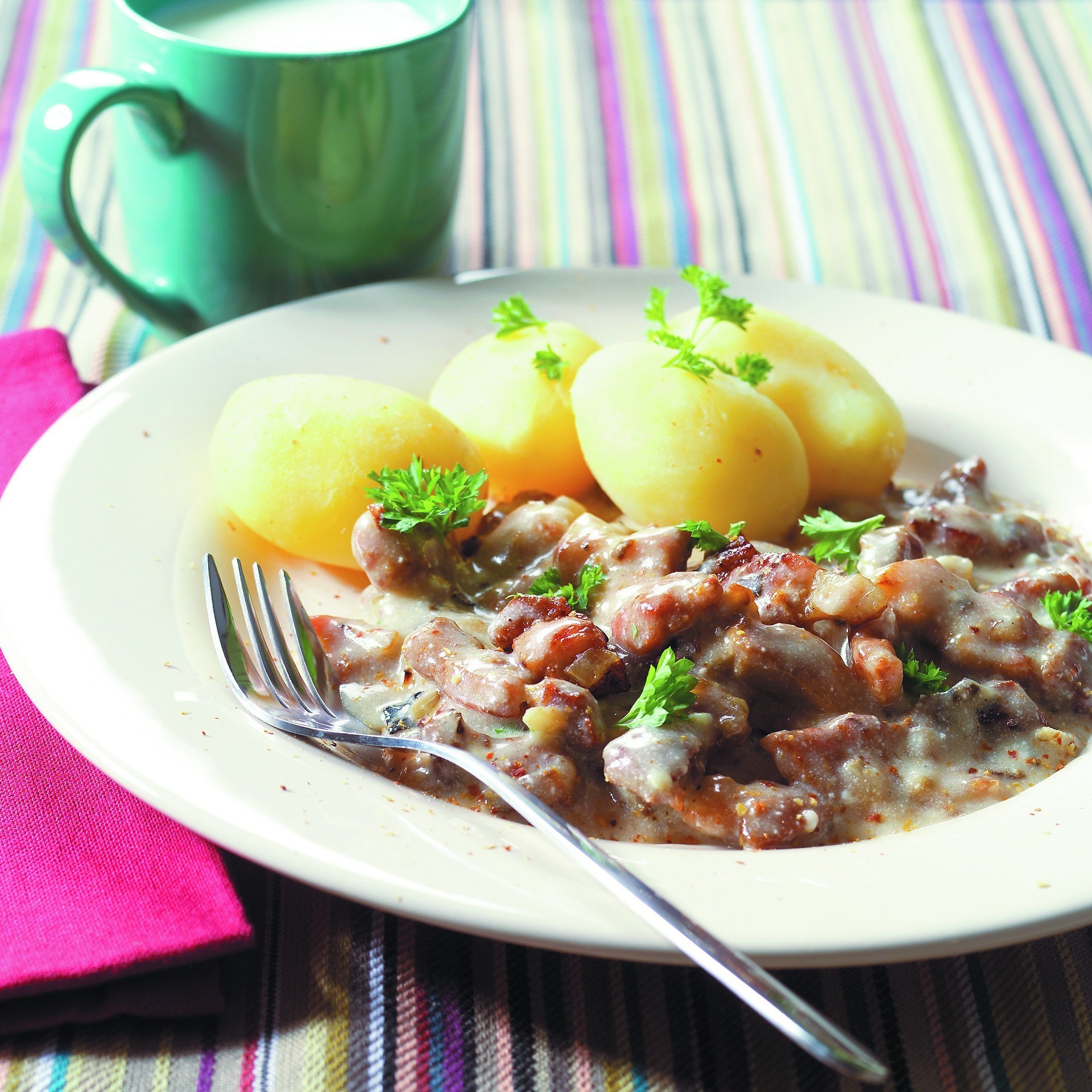 Sauce au babeurre avec galettes de bacon Guide Recettes